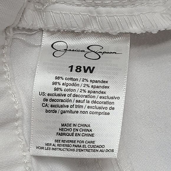 Jessica Simpson Jeans Womens 18W Adored High Rise Ankle Shape Sculpt Stretch - Picture 8 of 11